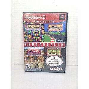 Namco Mueseum PS2 PlayStation 2 - Complete CIB Greatest Hits Pacman digdog